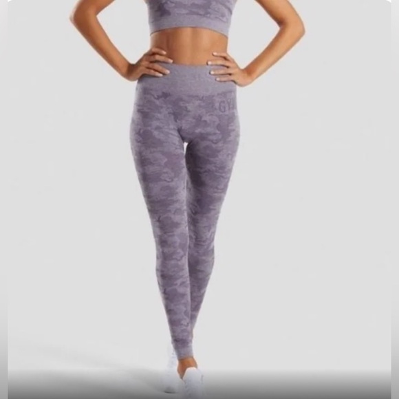 Gymshark Pants - Gymshark Camo Seamless Leggings